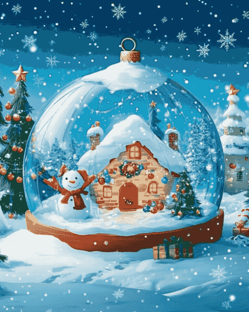 Aesthetic Christmas Animation Diamond Painting