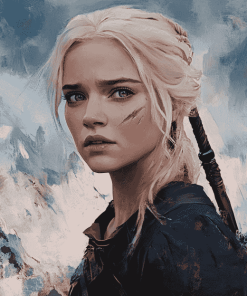 Aesthetic Ciri Witcher Diamond Painting