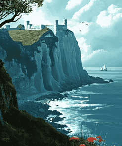 Aesthetic Cliffs of Dover Diamond Painting