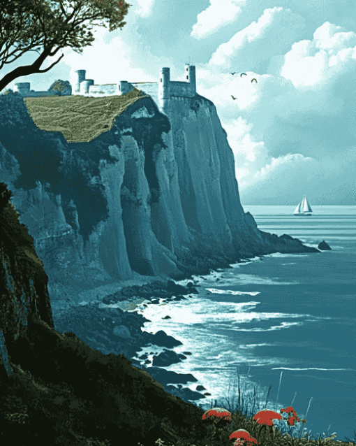 Aesthetic Cliffs of Dover Diamond Painting