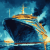 Aesthetic Cruise Ship Diamond Painting