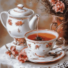 Aesthetic Cups Tea Diamond Painting