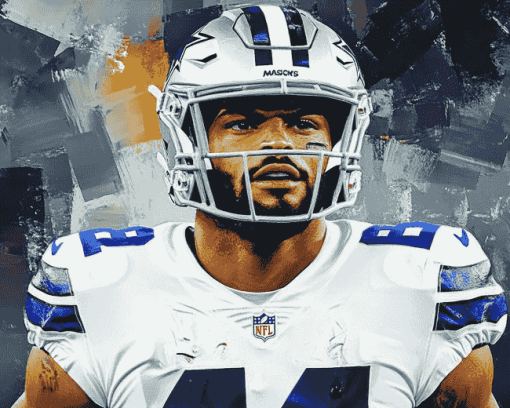 Aesthetic Dak Prescott Football Diamond Painting