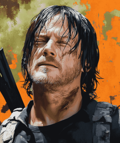 Aesthetic Daryl Dixon Diamond Painting