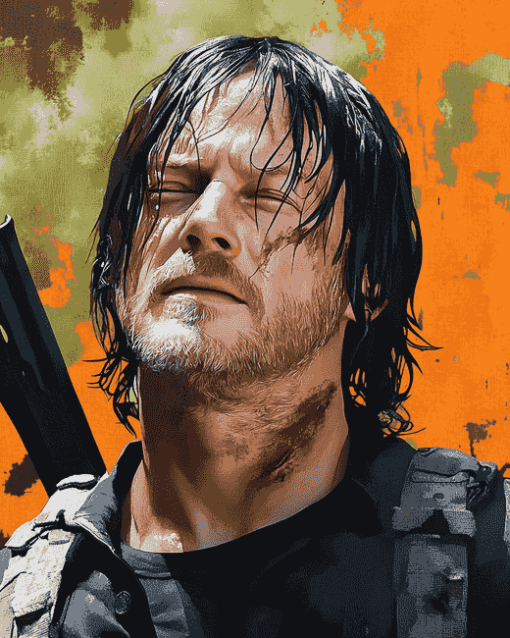 Aesthetic Daryl Dixon Diamond Painting