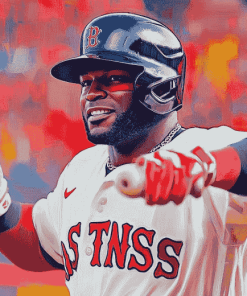 Aesthetic David Ortiz Baseball Diamond Painting