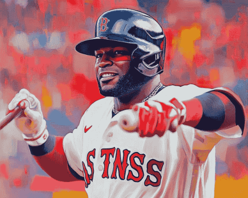 Aesthetic David Ortiz Baseball Diamond Painting