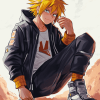 Aesthetic Denki Kaminari Anime Diamond Painting