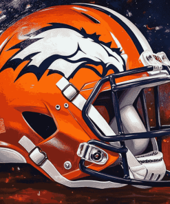 Aesthetic Denver Broncos Diamond Painting