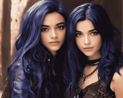 Aesthetic Disney Descendants Diamond Painting