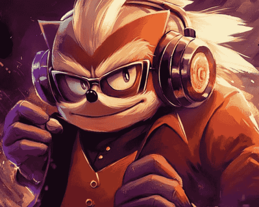 Aesthetic Doctor Eggman Sonic Diamond Painting