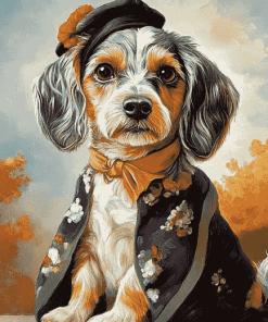 Aesthetic Dog Diamond Painting