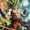 Aesthetic Dragon Ball Broly Diamond Painting