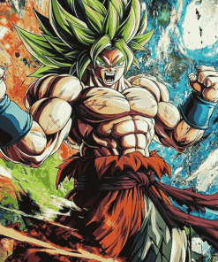 Aesthetic Dragon Ball Broly Diamond Painting