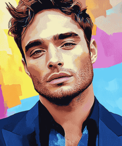 Aesthetic Ed Westwick Celebrity Diamond Painting