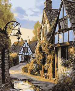 Aesthetic English Villages Diamond Painting