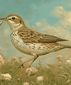 Aesthetic Eurasian Skylark Diamond Painting