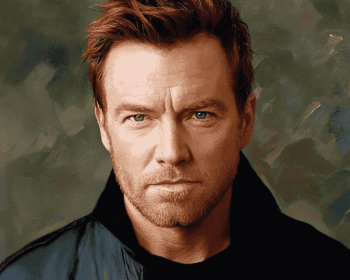 Aesthetic Ewan Mcgregor Celebrity Diamond Painting