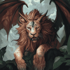 Aesthetic Fantasy Manticore Diamond Painting