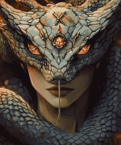 Aesthetic Fantasy Snake Diamond Painting