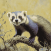 Aesthetic Ferret Diamond Painting