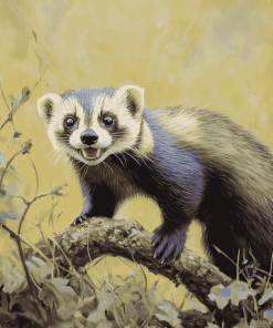 Aesthetic Ferret Diamond Painting