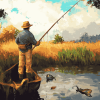 Aesthetic Fishing Landscape Diamond Painting