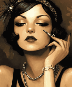 Aesthetic Flapper Girls Diamond Painting