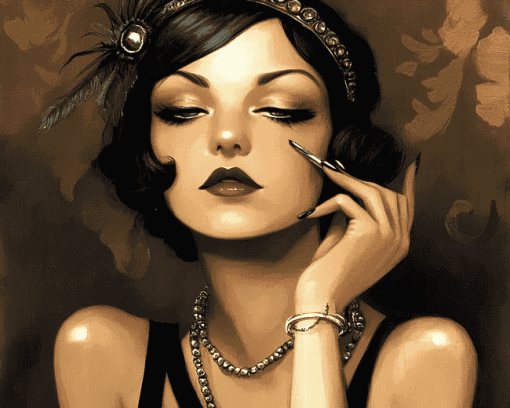 Aesthetic Flapper Girls Diamond Painting