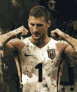 Aesthetic Footballer Dejan Kulusevski Diamond Painting