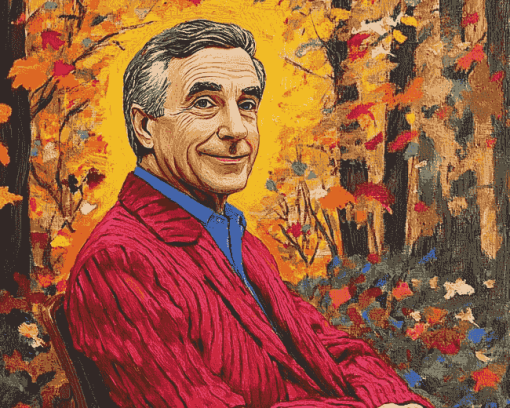 Aesthetic Fred Rogers Diamond Painting