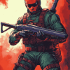 Aesthetic GI Joe Warriors Diamond Painting