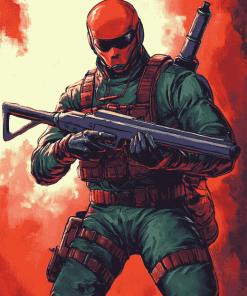 Aesthetic GI Joe Warriors Diamond Painting