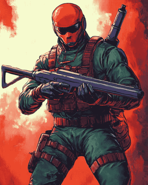 Aesthetic GI Joe Warriors Diamond Painting