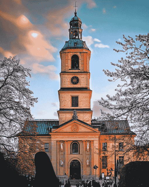 Aesthetic Gothenburg Cathedral Diamond Painting