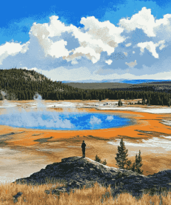 Aesthetic Grand Prismatic Landscapes Diamond Painting