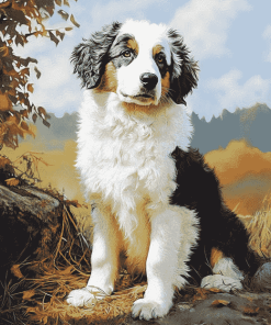 Aesthetic Great Pyrenees Dog Diamond Painting