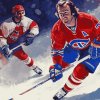 Aesthetic Guy Lafleur Diamond Painting