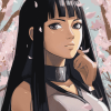 Aesthetic Hinata Hyuga Anime Diamond Painting