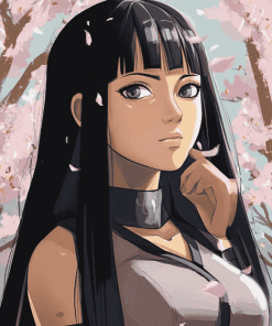 Aesthetic Hinata Hyuga Anime Diamond Painting