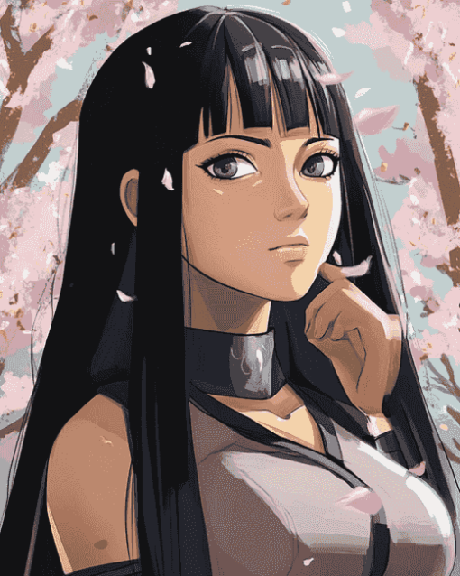 Aesthetic Hinata Hyuga Anime Diamond Painting