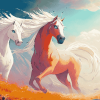 Aesthetic Horses Spirit Diamond Painting