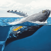 Aesthetic Humpback Whale Diamond Painting