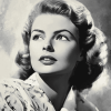 Aesthetic Ingrid Bergman Monochrome Diamond Painting