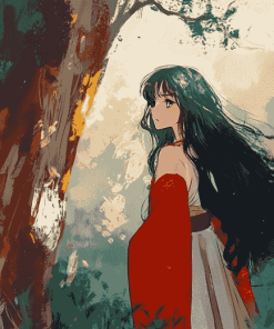 Aesthetic Kagome Higurashi Inuyasha Diamond Painting