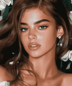 Aesthetic Kaia Gerber Diamond Painting