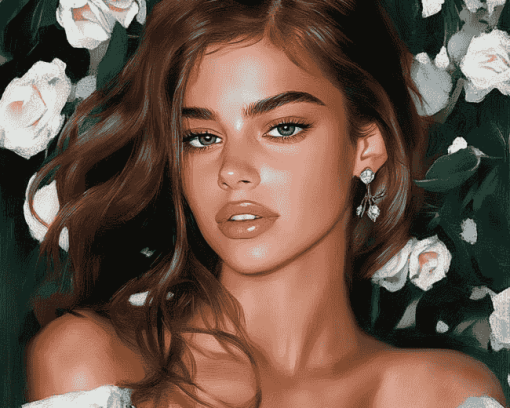 Aesthetic Kaia Gerber Diamond Painting