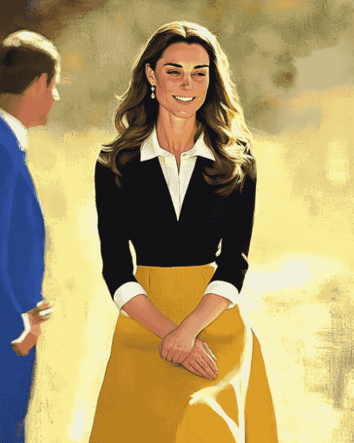 Aesthetic Kate Middleton Diamond Painting