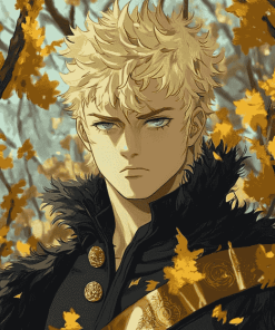 Aesthetic Laxus Dreyar Anime Diamond Painting