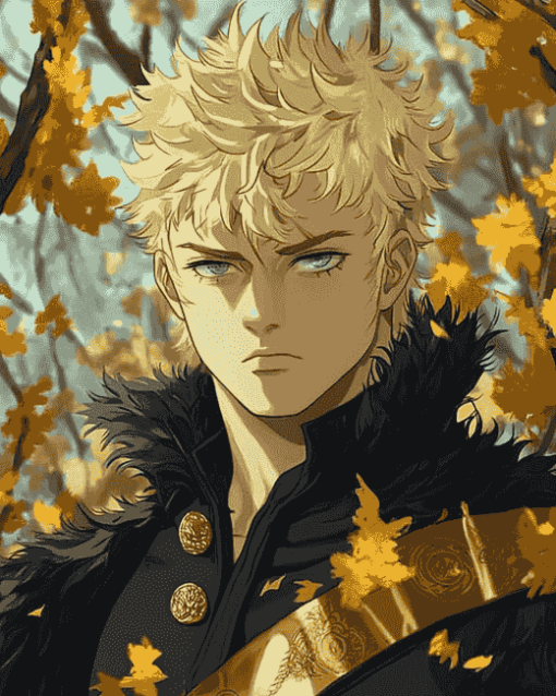 Aesthetic Laxus Dreyar Anime Diamond Painting